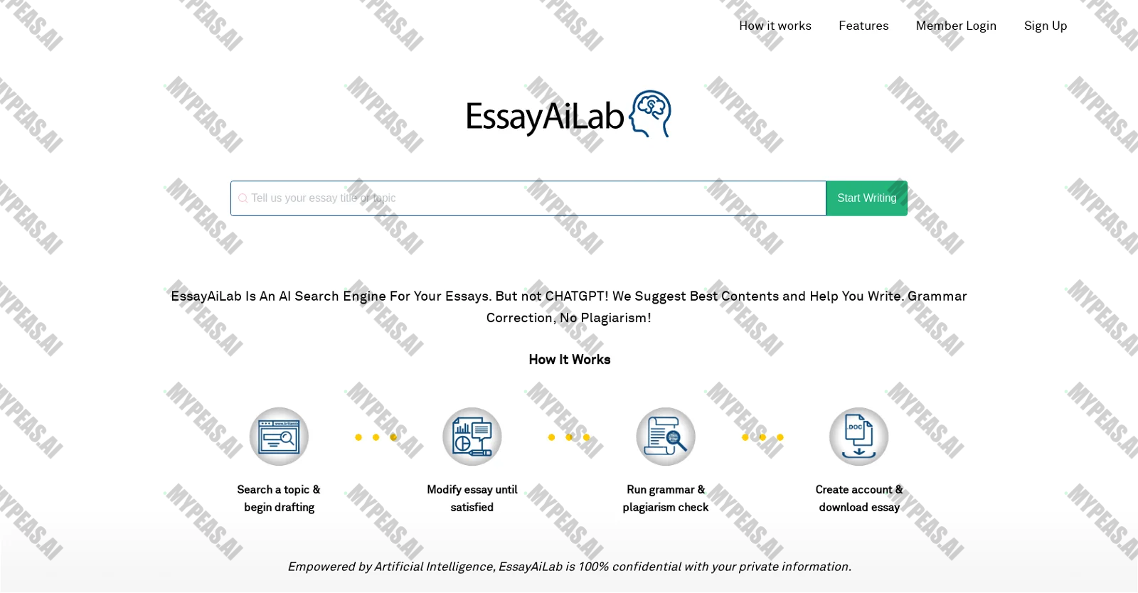 EssayAiLab screenshot