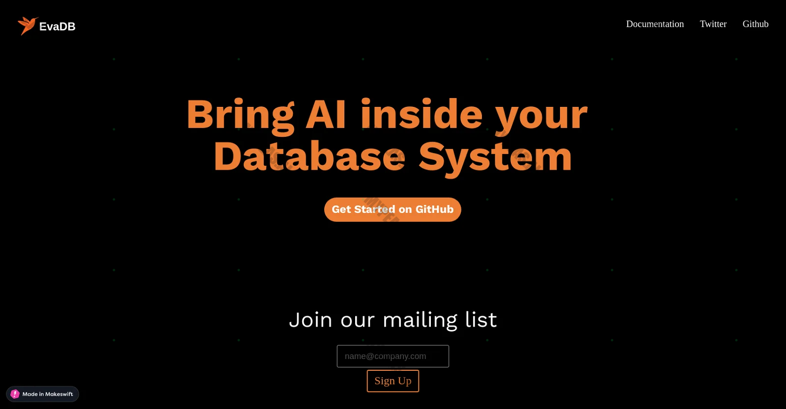 EvaDB screenshot