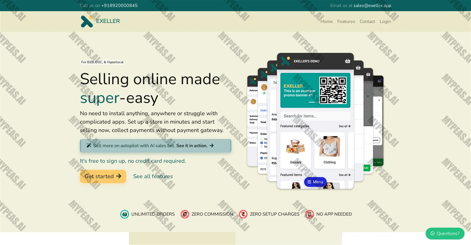 Exeller screenshot