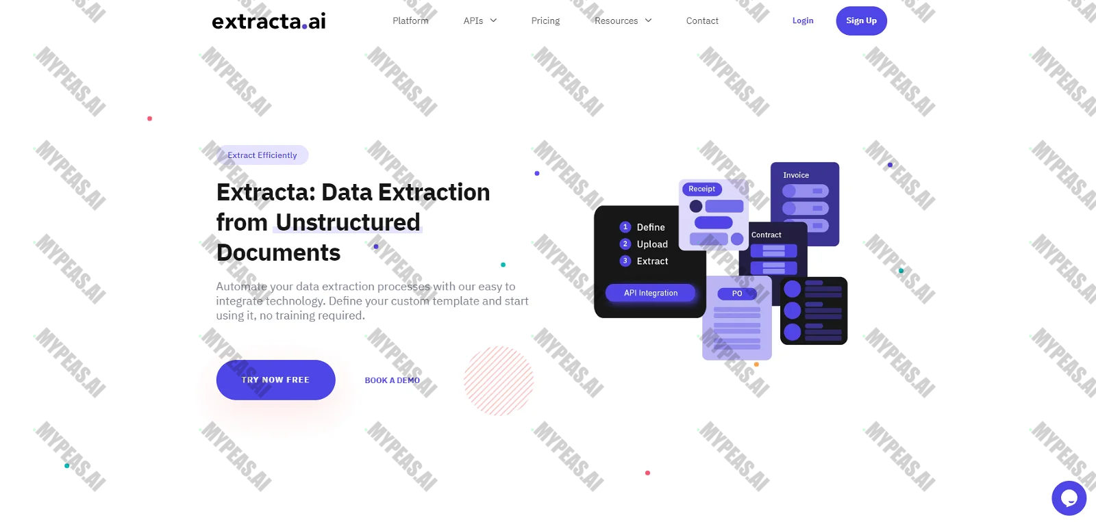 Extracta screenshot