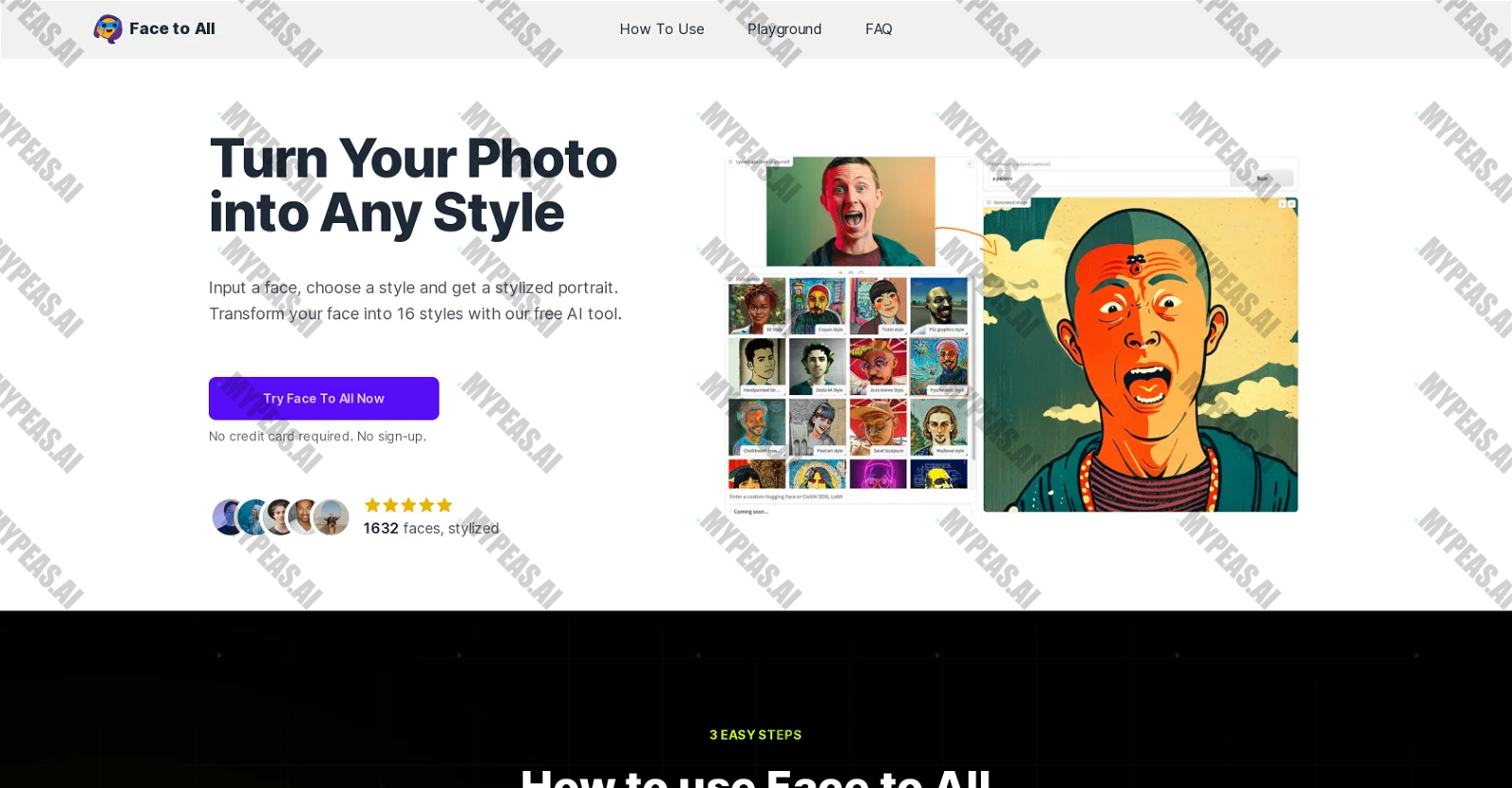 Face to All screenshot