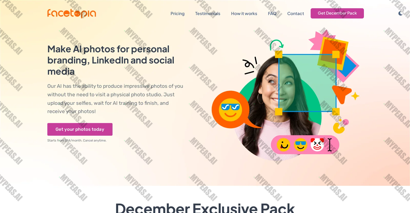 Facetopia screenshot