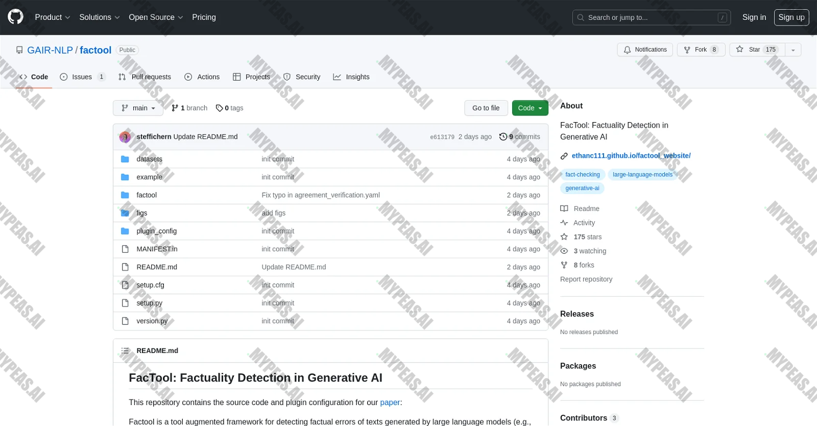Factool screenshot