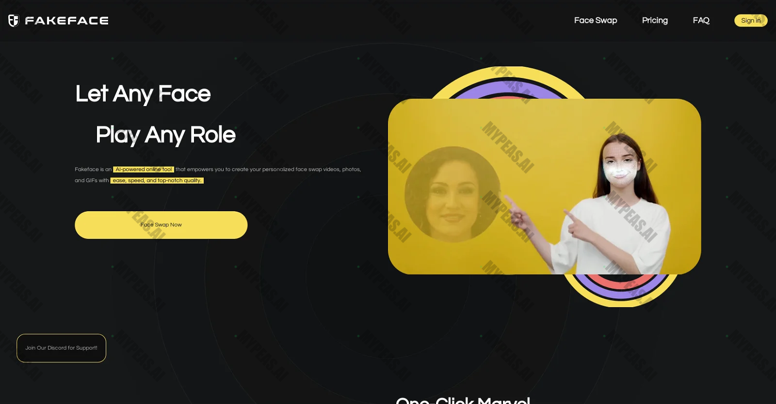 Fakeface screenshot