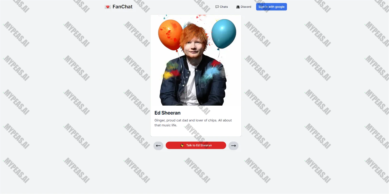 FanChat screenshot