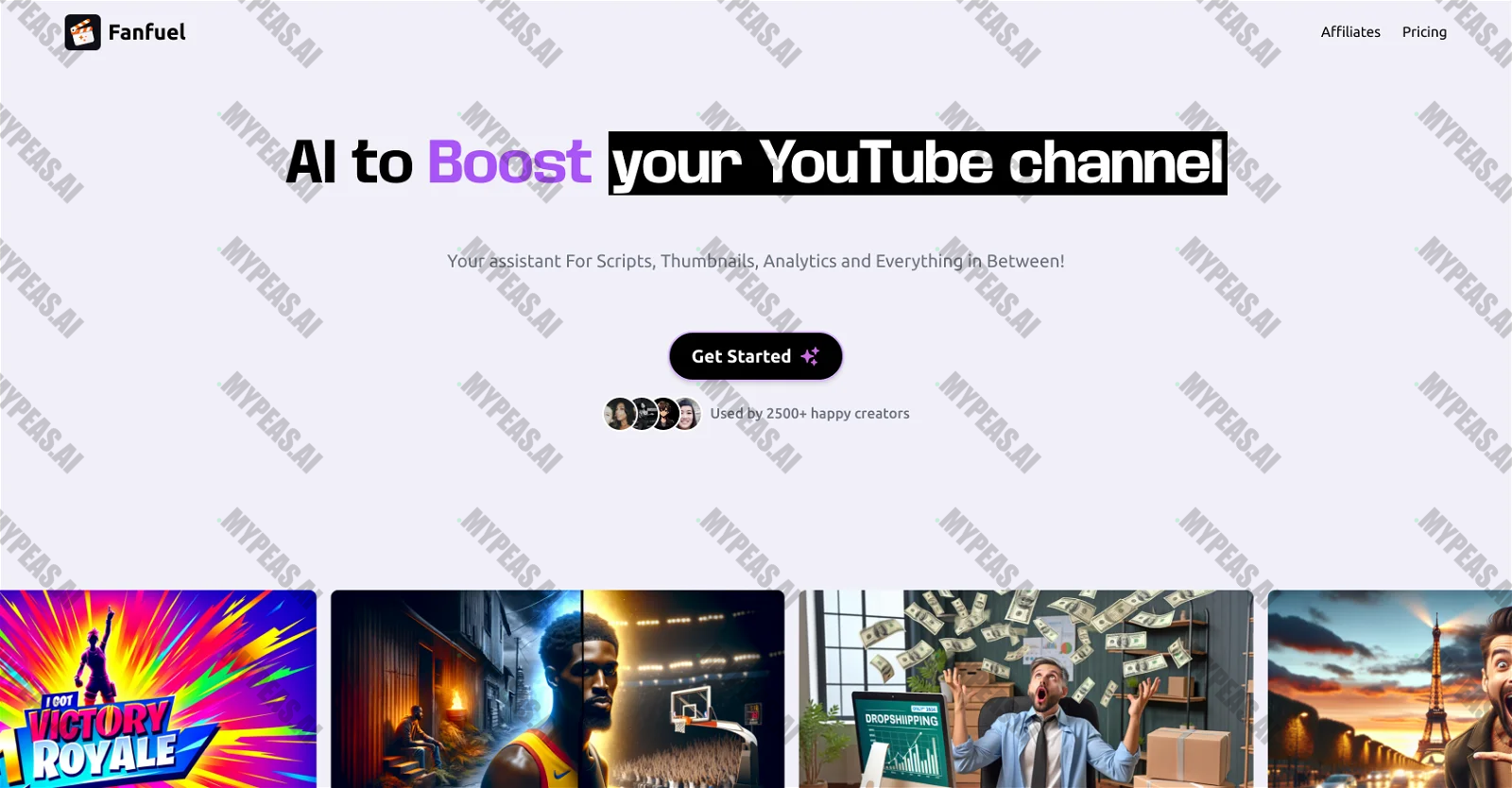Fanfuel screenshot
