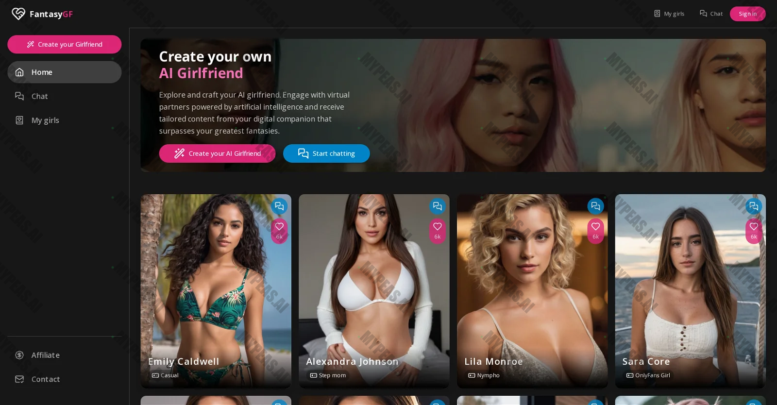 FantasyGF screenshot