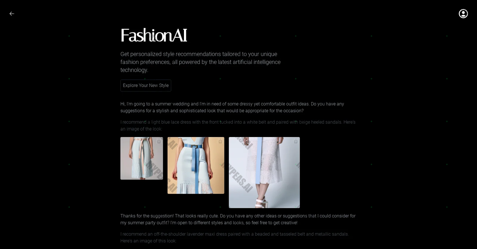 FashionAI screenshot