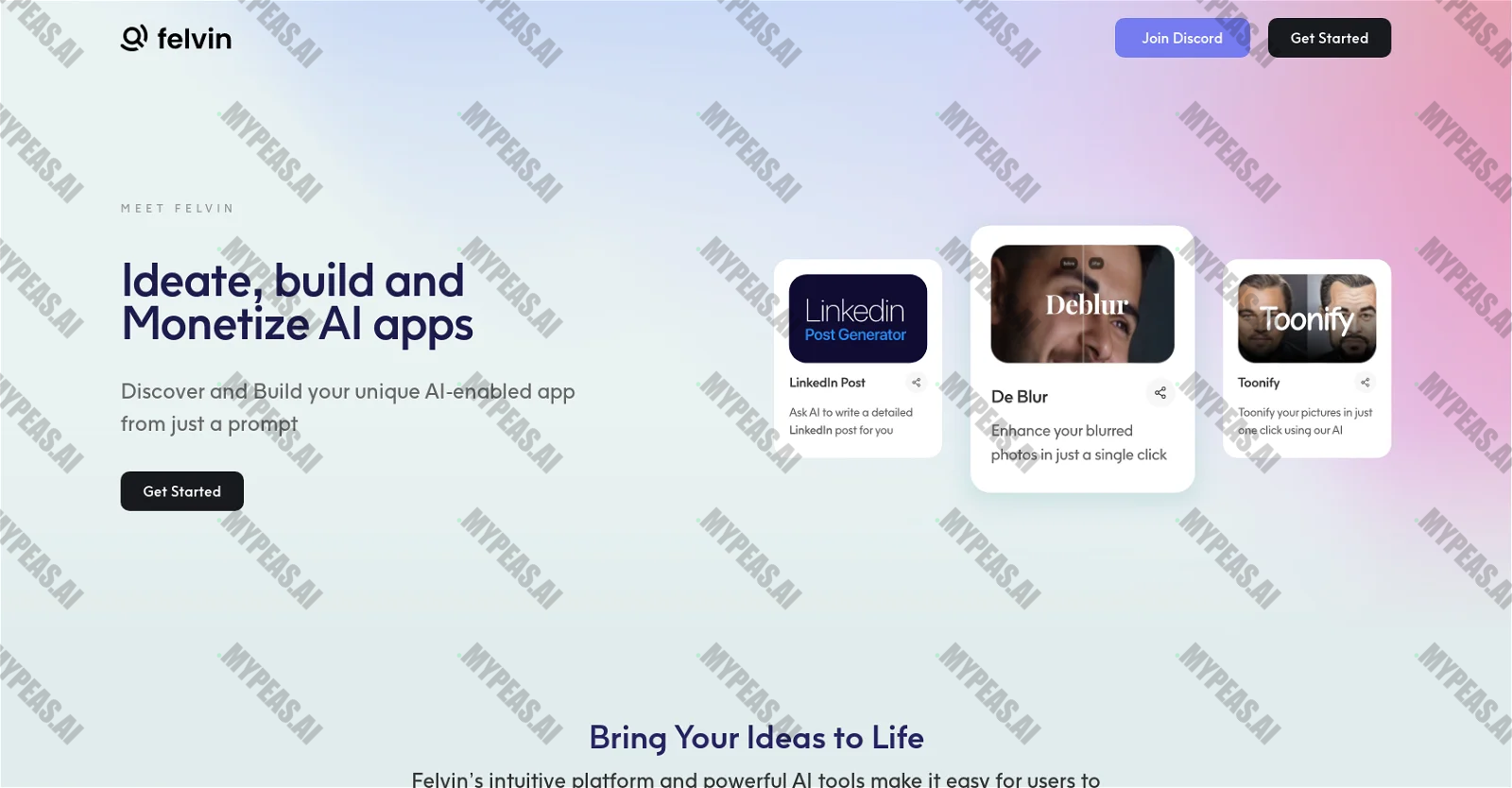 Felvin screenshot