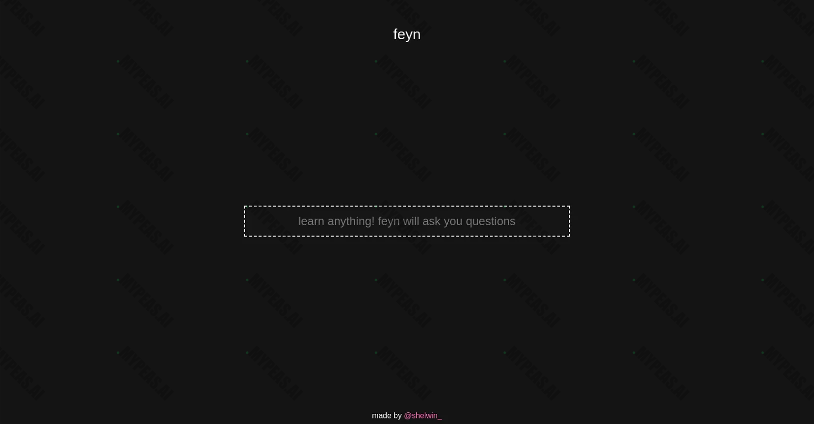 Feyn screenshot