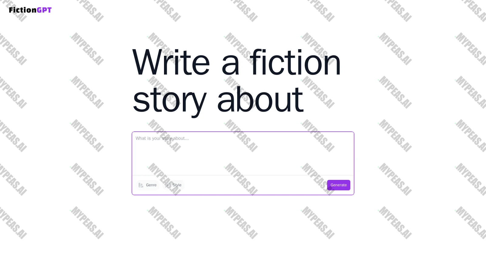 FictionGPT screenshot