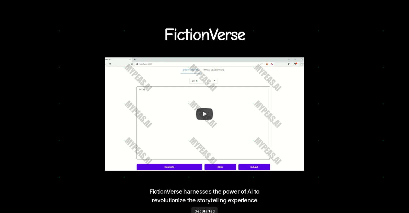 Fictionverse screenshot