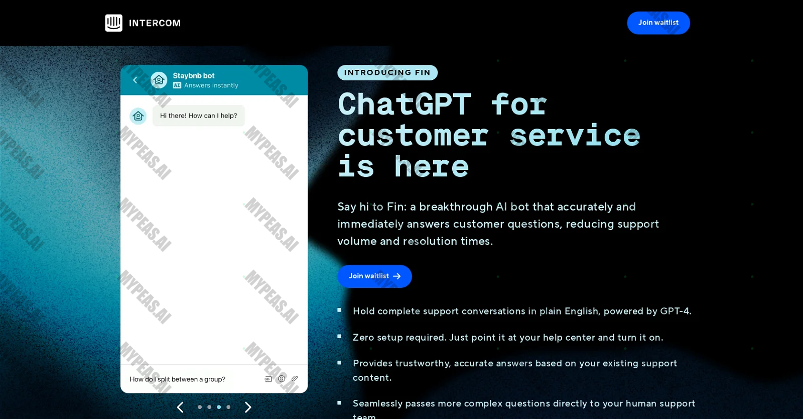 Fin by Intercom screenshot