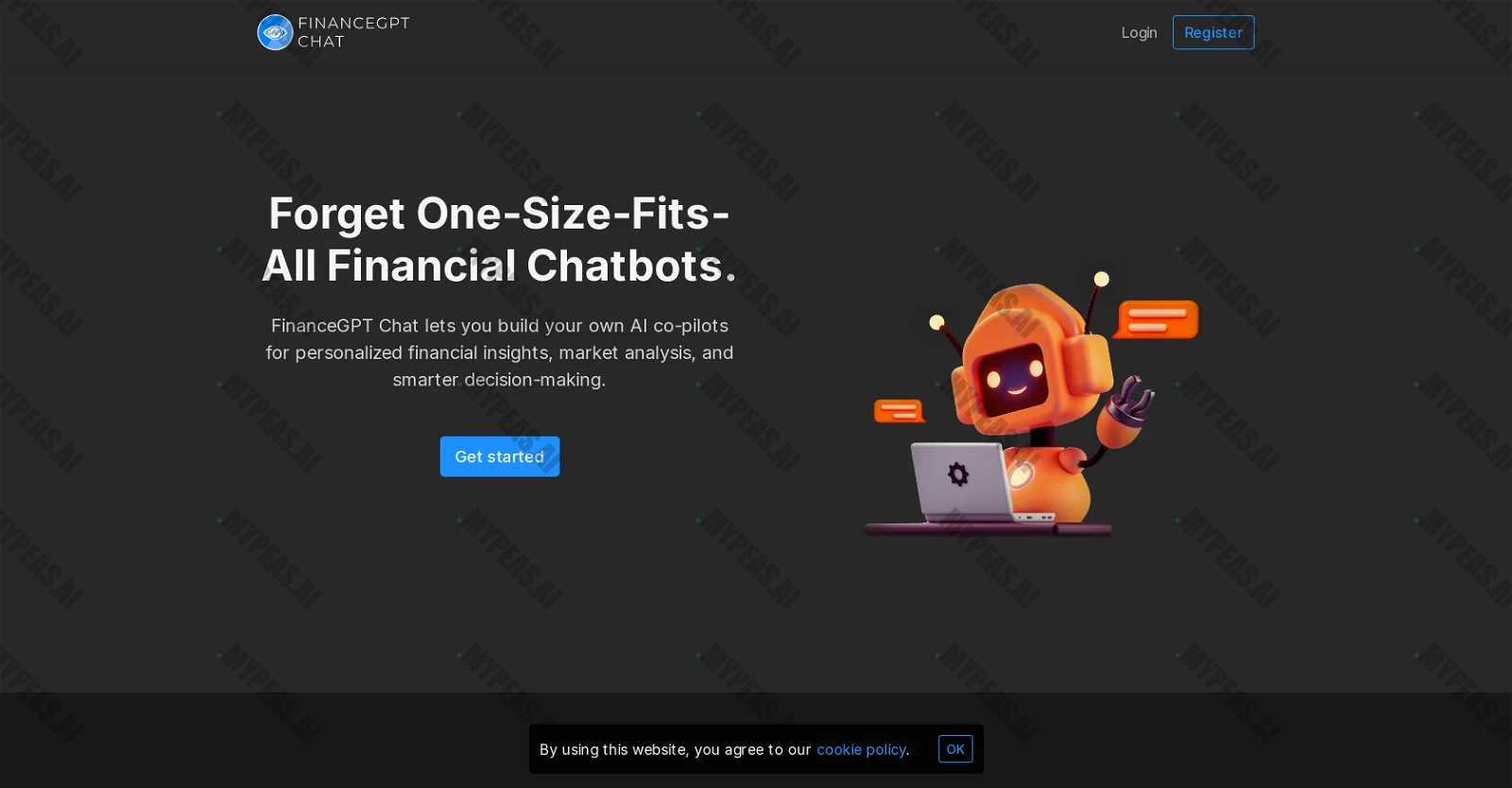 FinanceGPT Chat screenshot