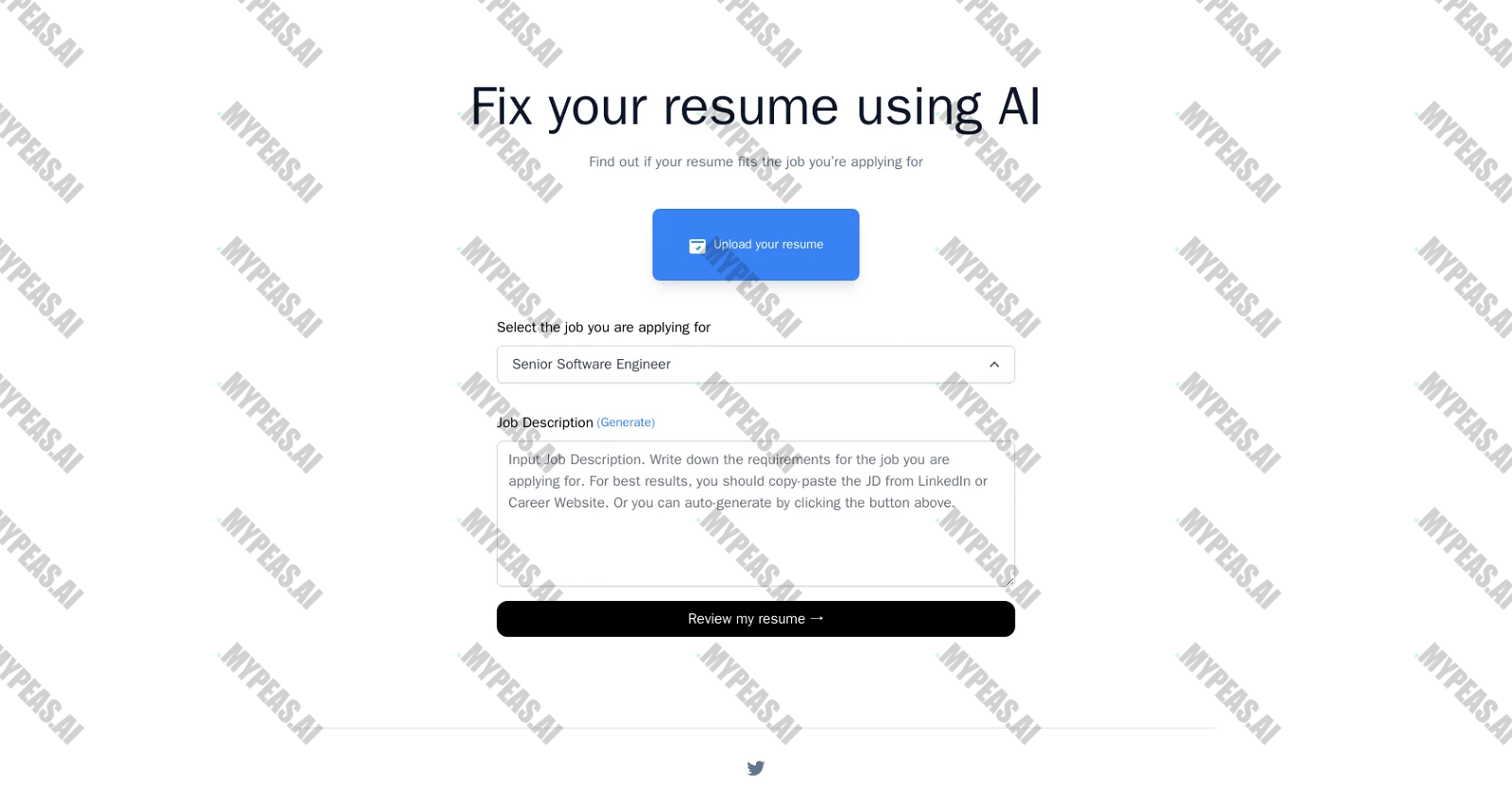 Fix My Resume screenshot