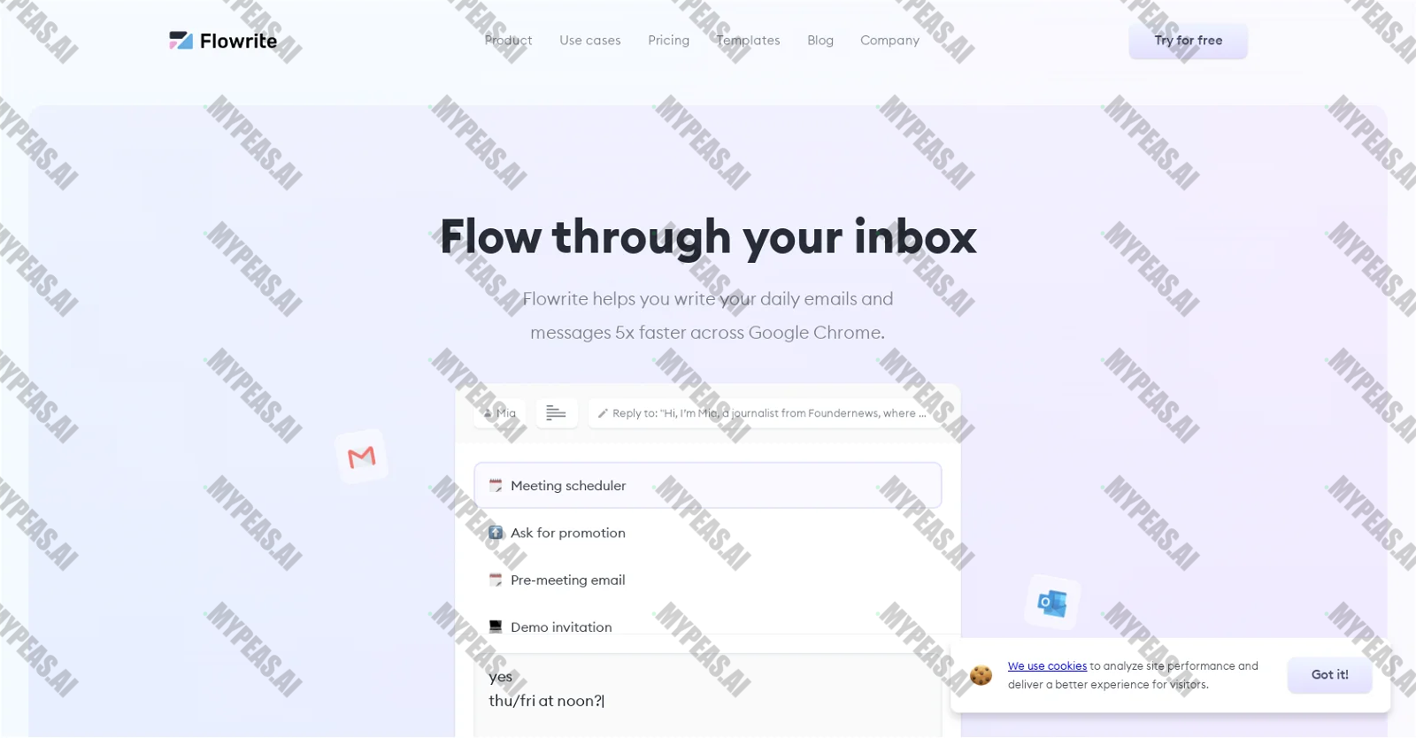 Flowrite screenshot