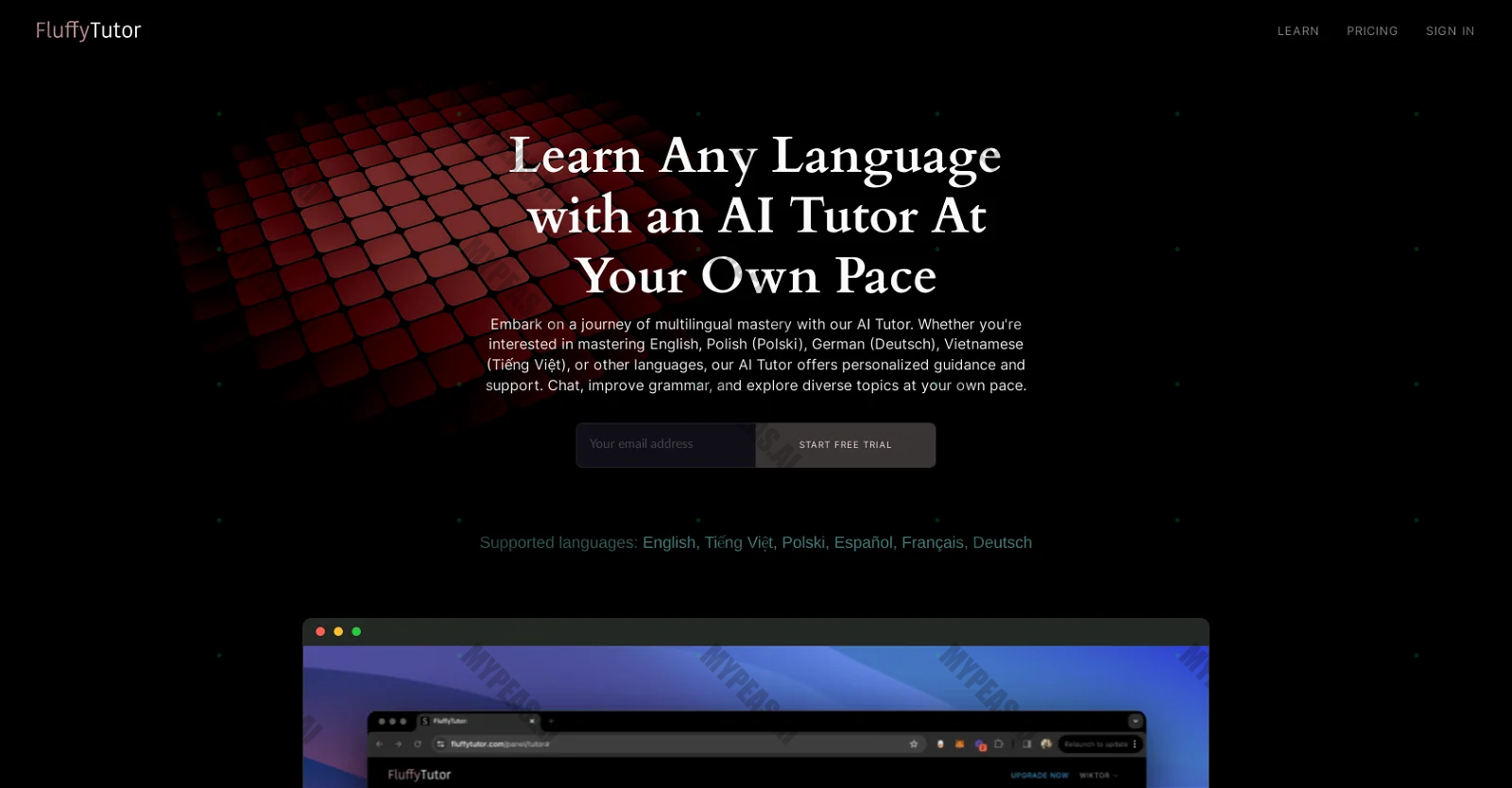 FluffyTutor screenshot