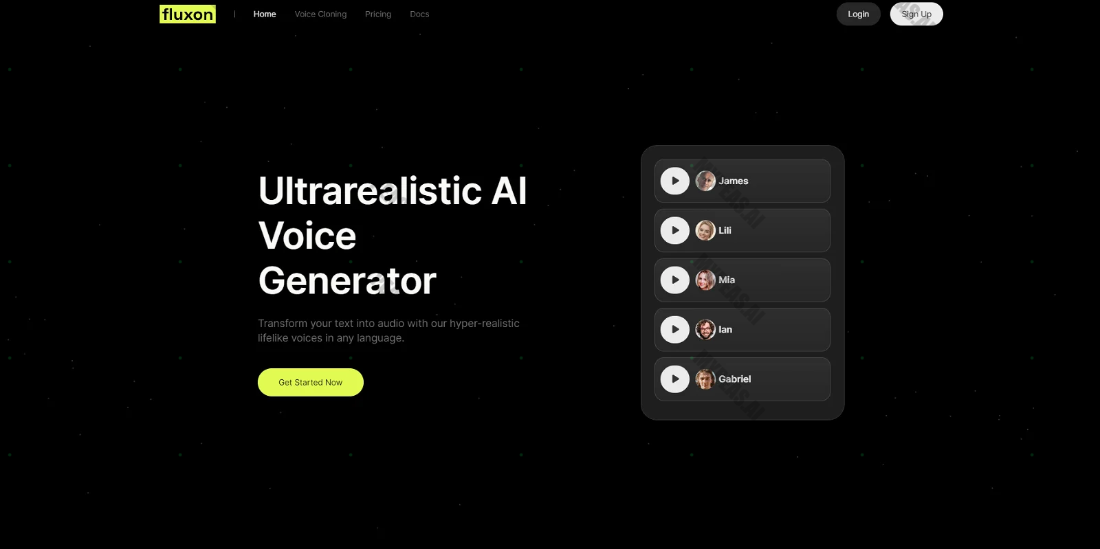 Fluxon screenshot