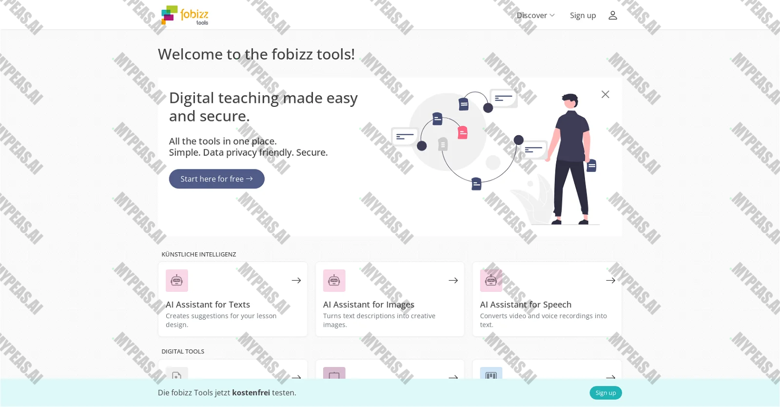 Fobizz screenshot