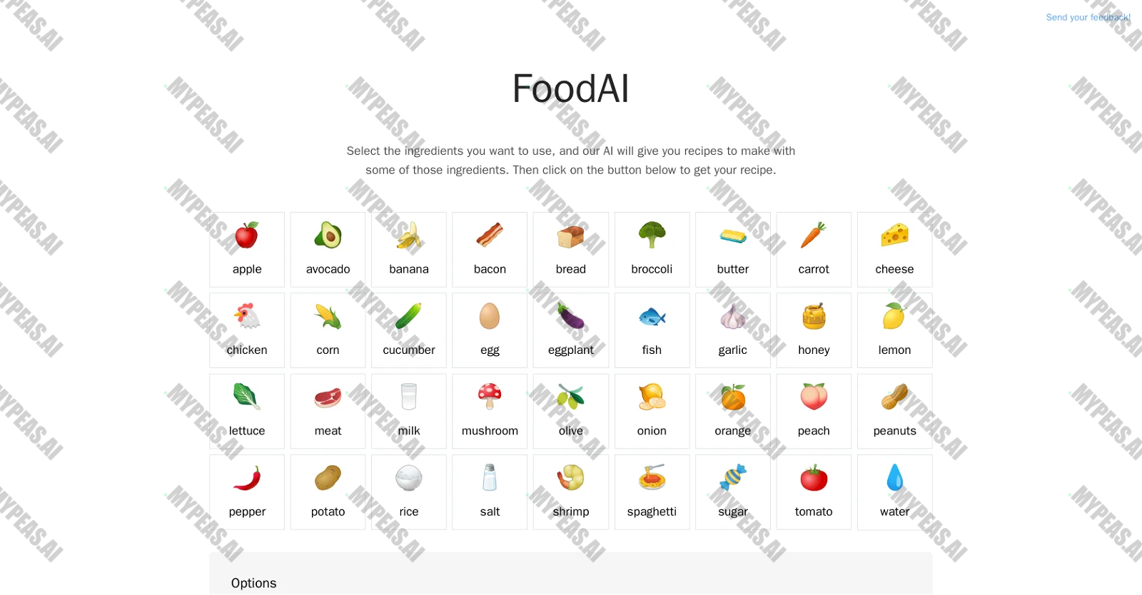 FoodAI screenshot