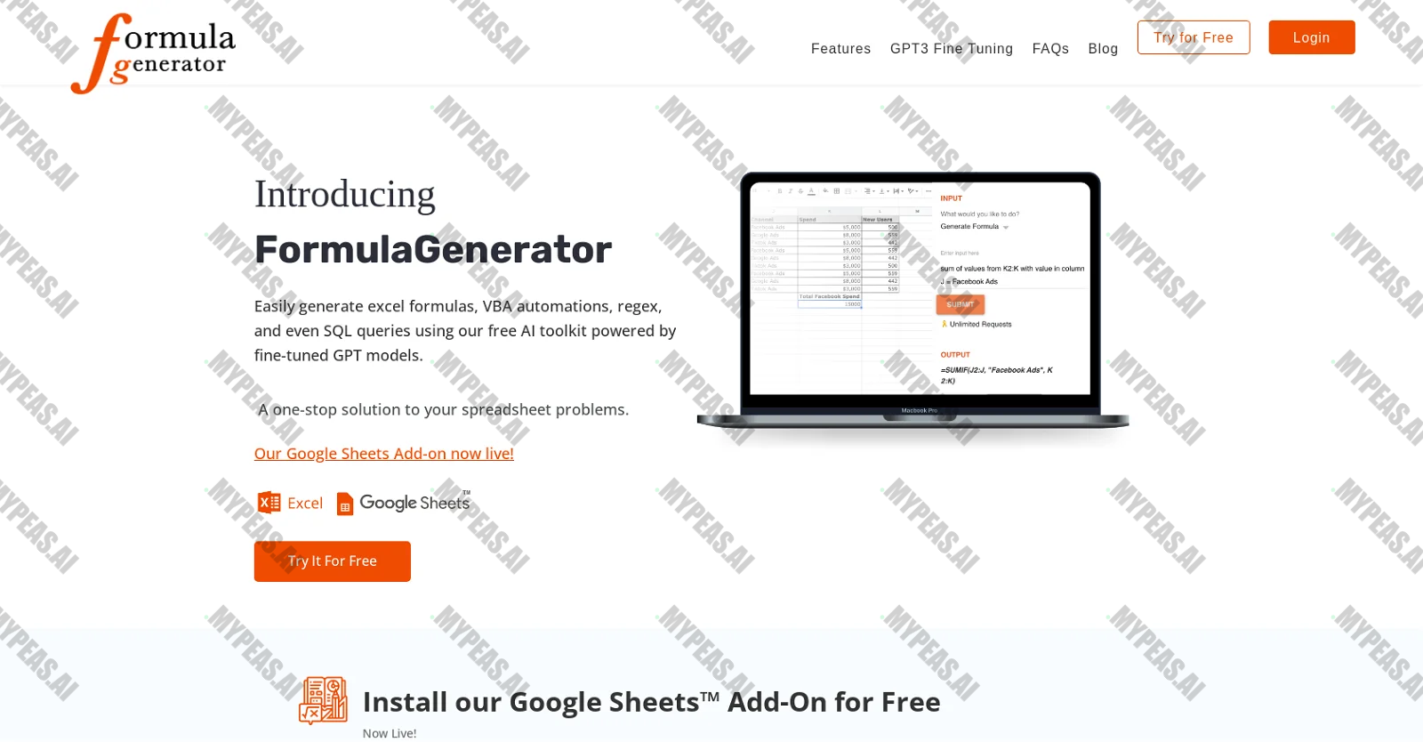 Formula Generator screenshot