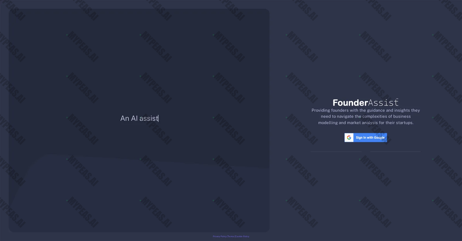 FounderAssist screenshot