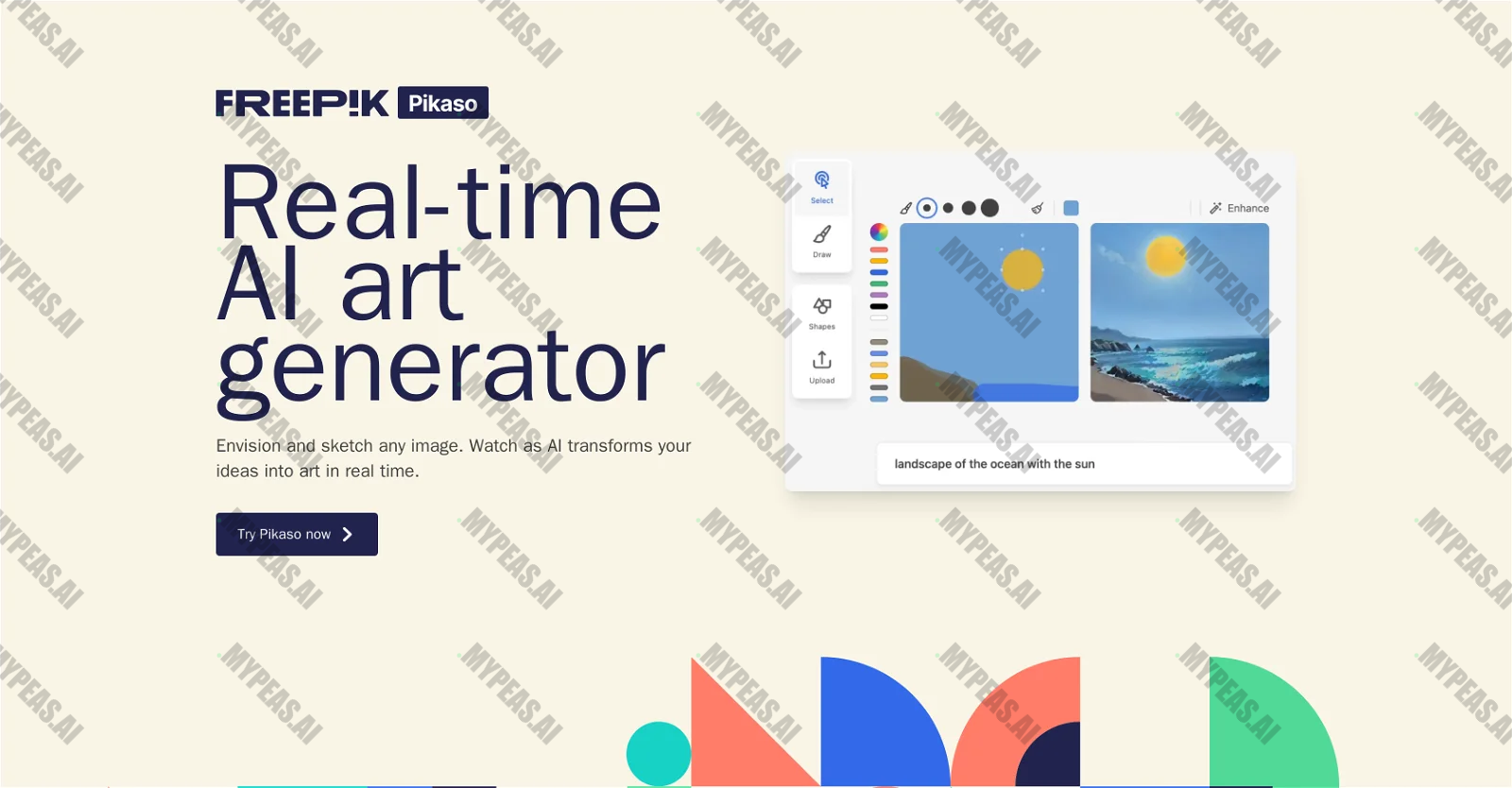 Freepik Pikaso screenshot
