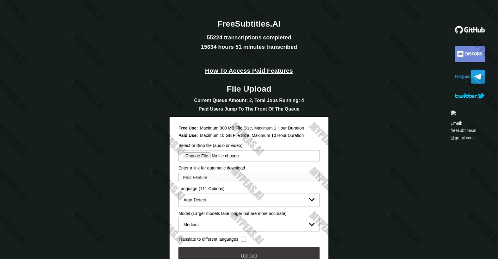 Freesubtitles screenshot
