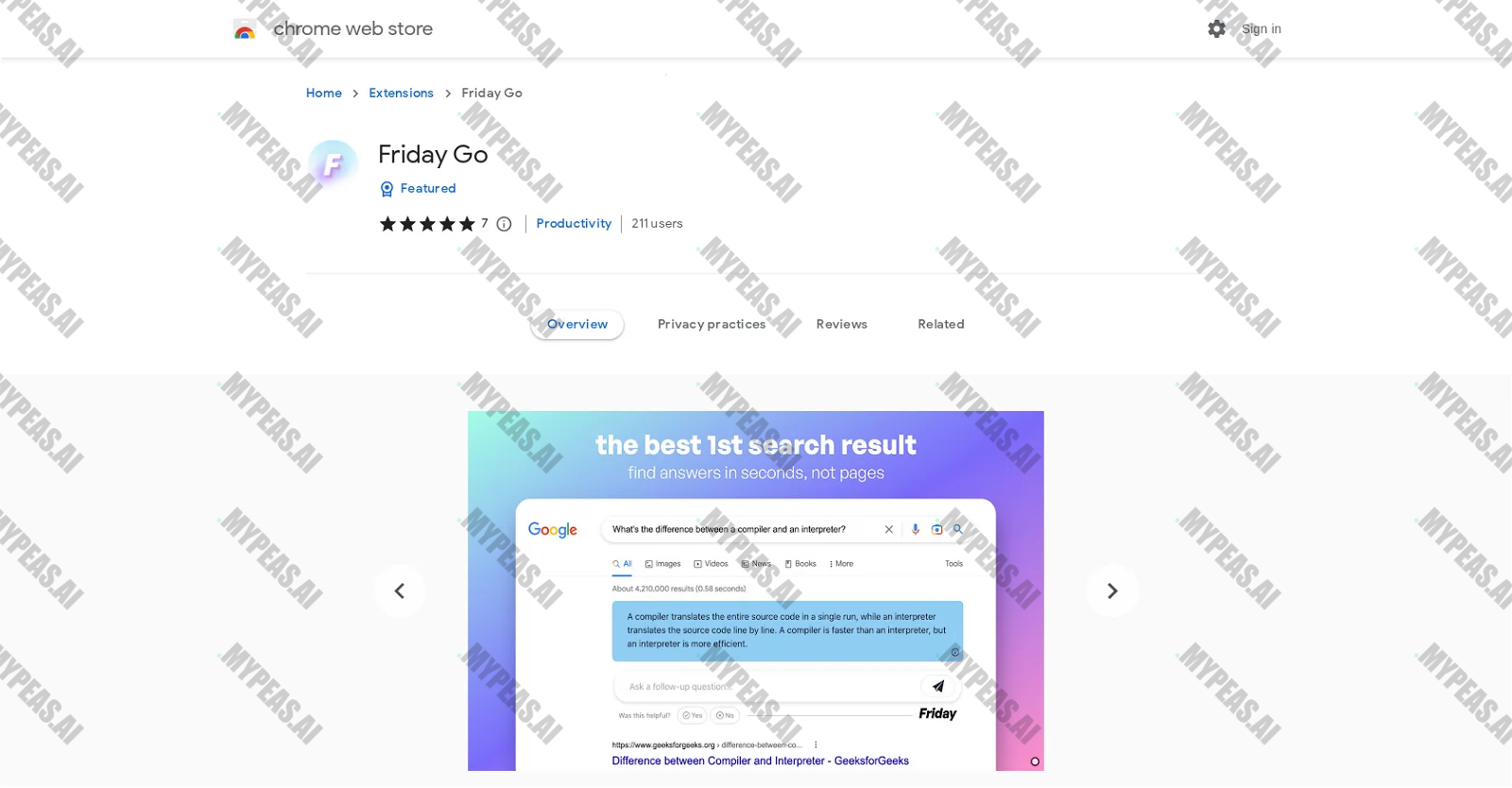 Friday Go screenshot