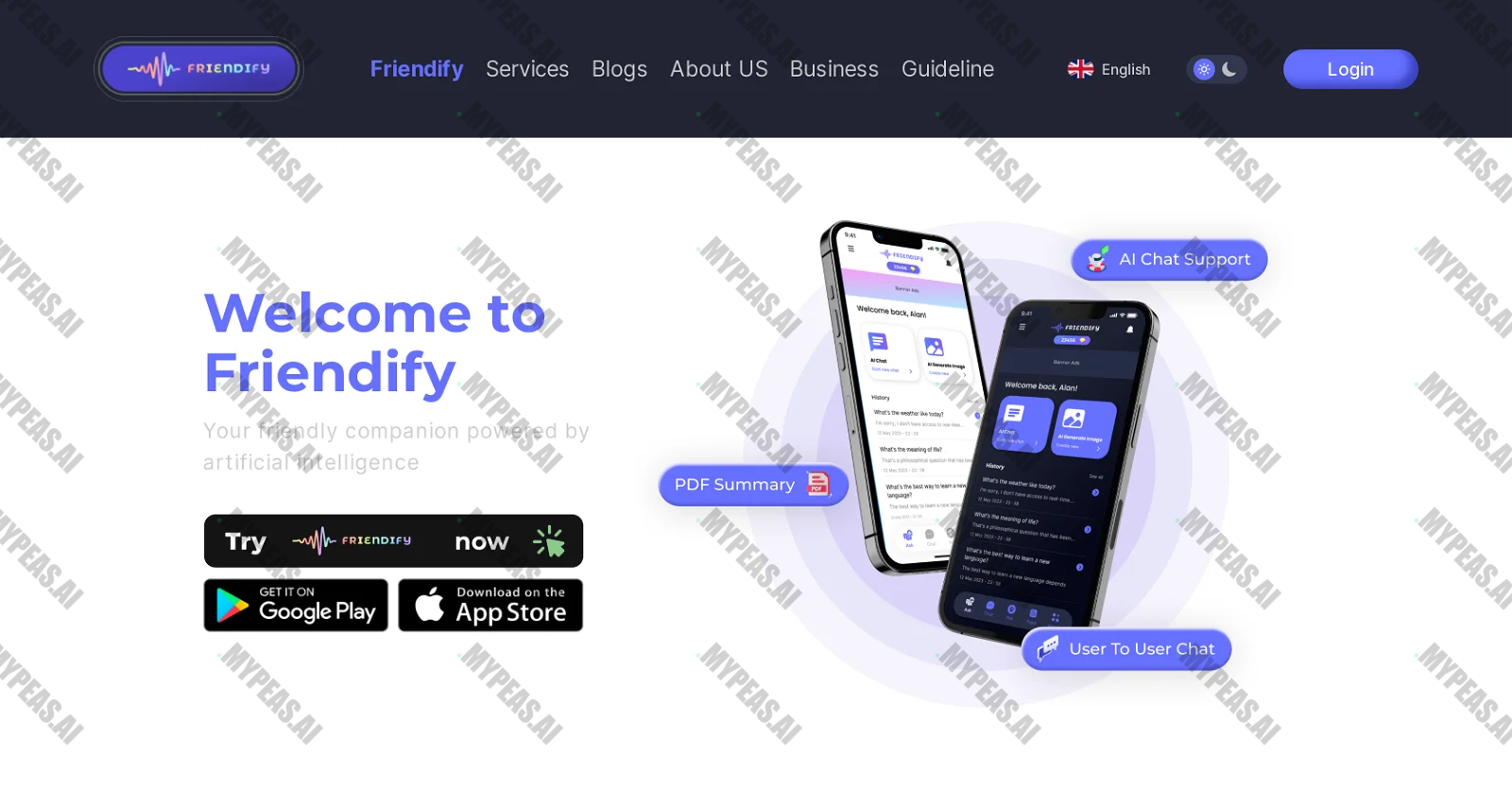 FriendifyAI screenshot