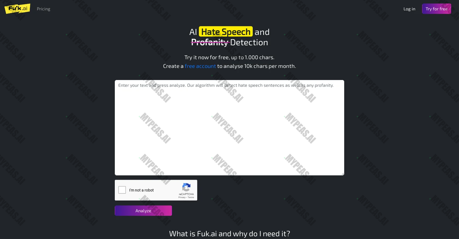 Fuk.ai screenshot