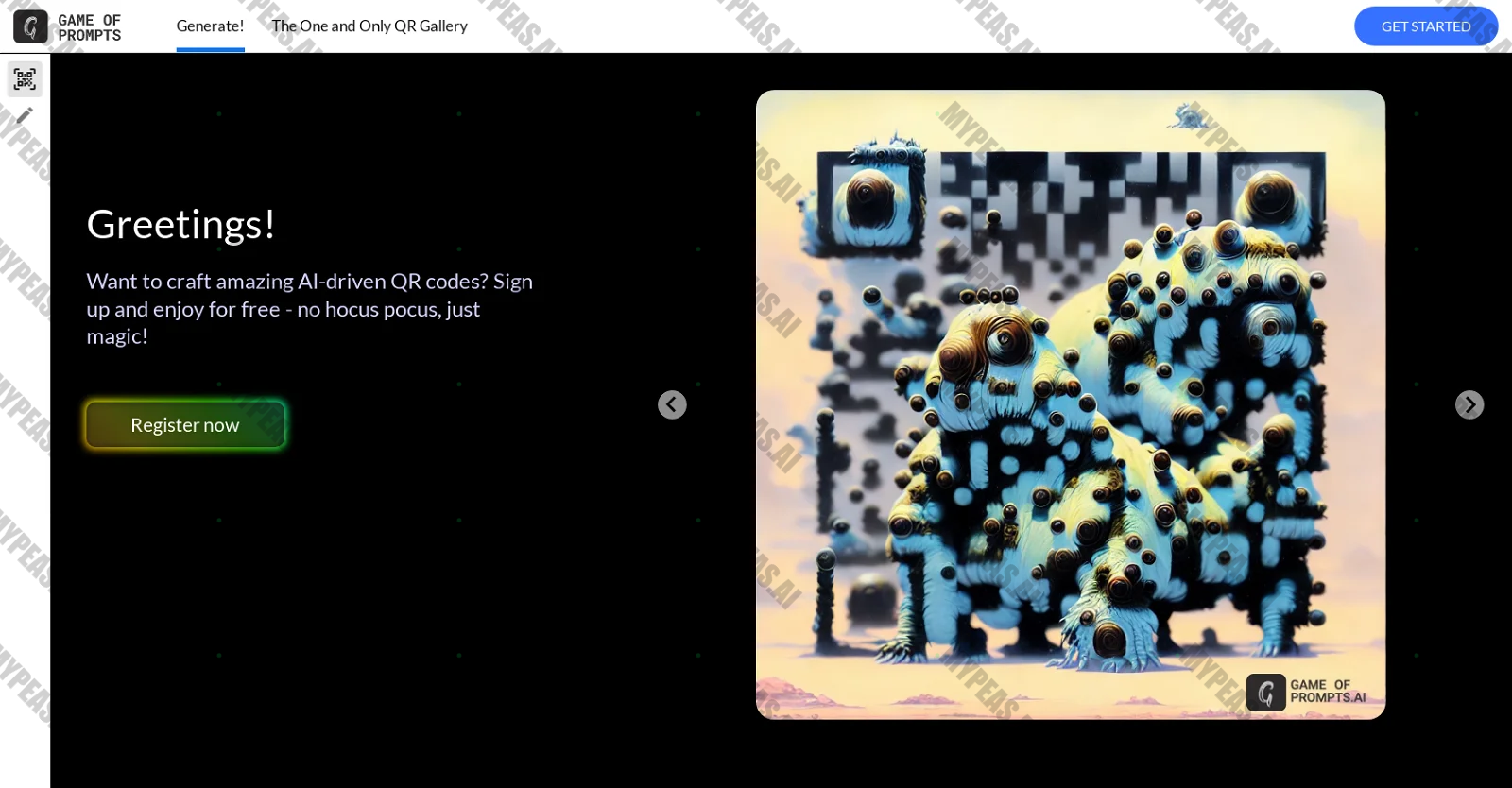 GameofpromptsQR screenshot