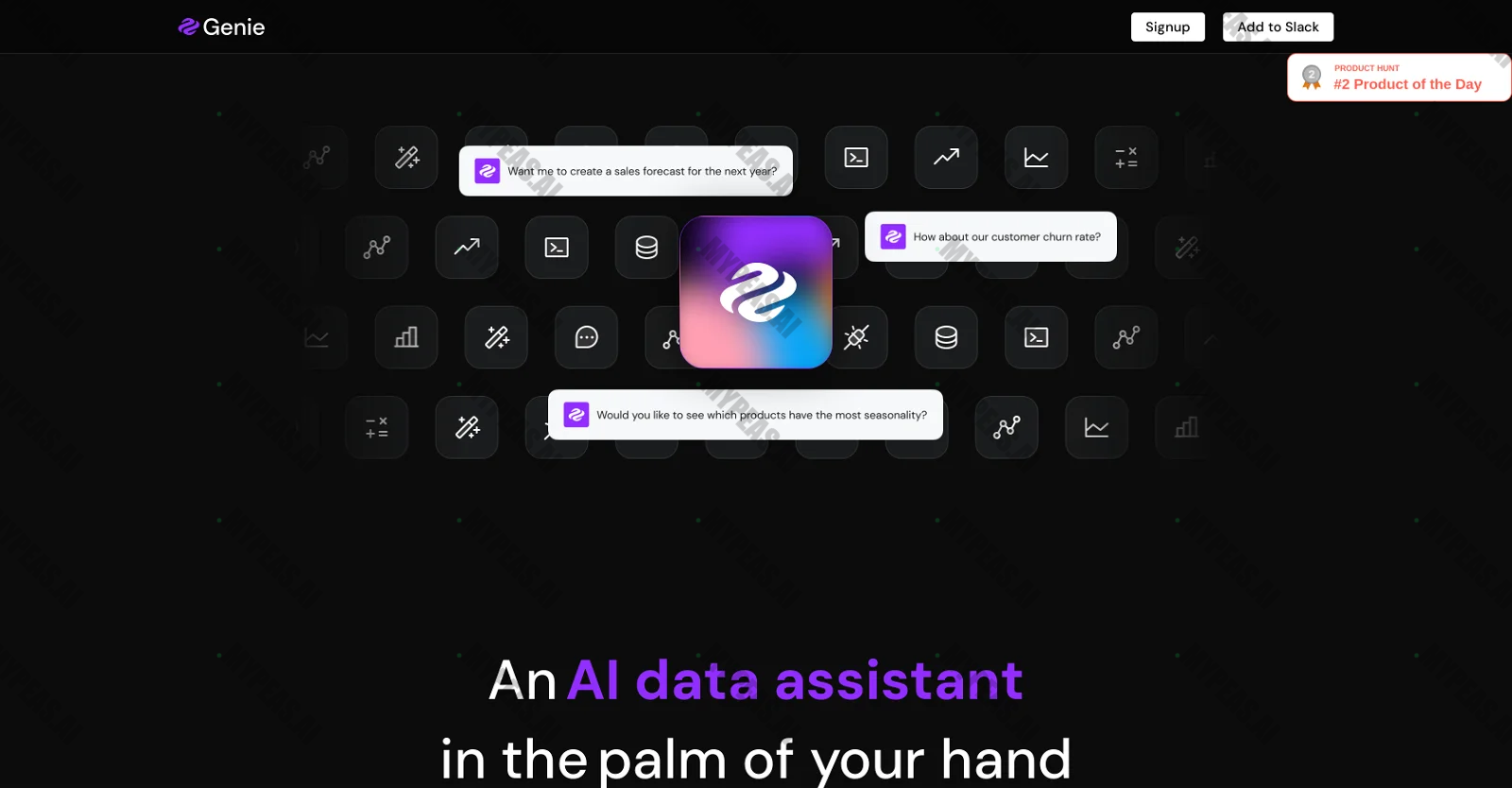 Genie - AI Data Assistant screenshot