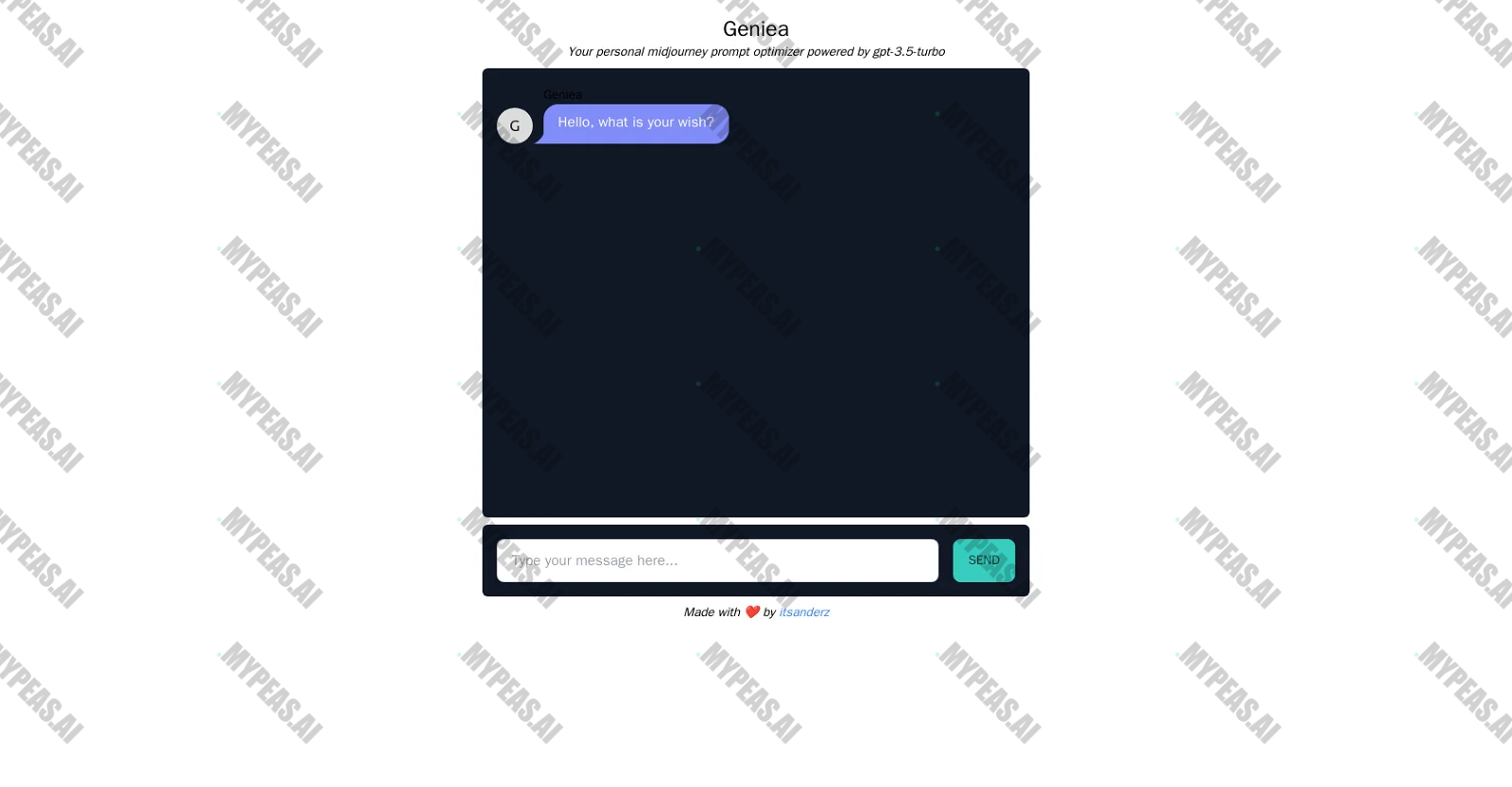 Geniea screenshot