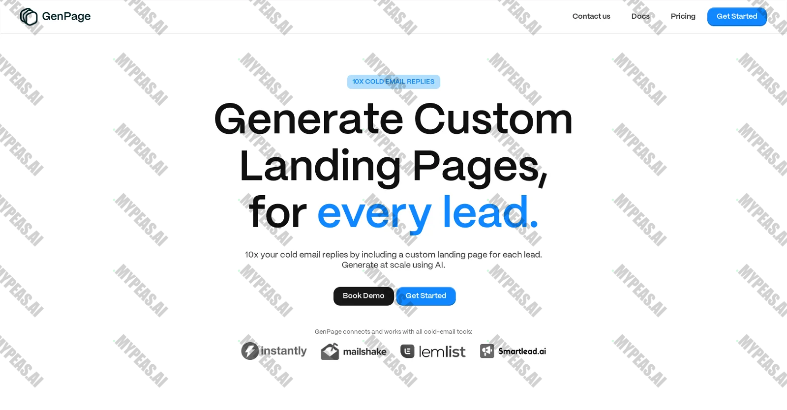 GenPage screenshot