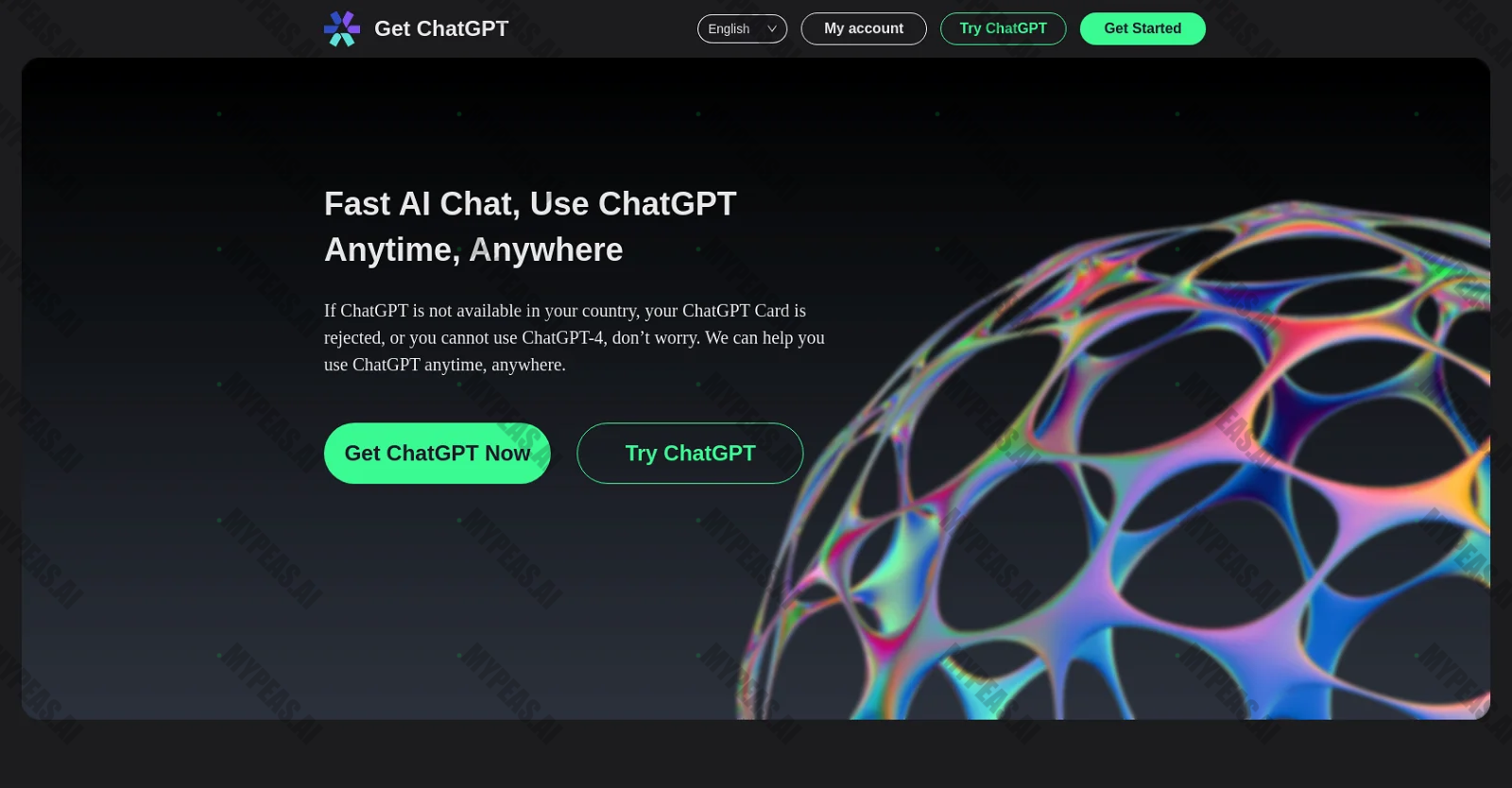 GetChatGPT screenshot