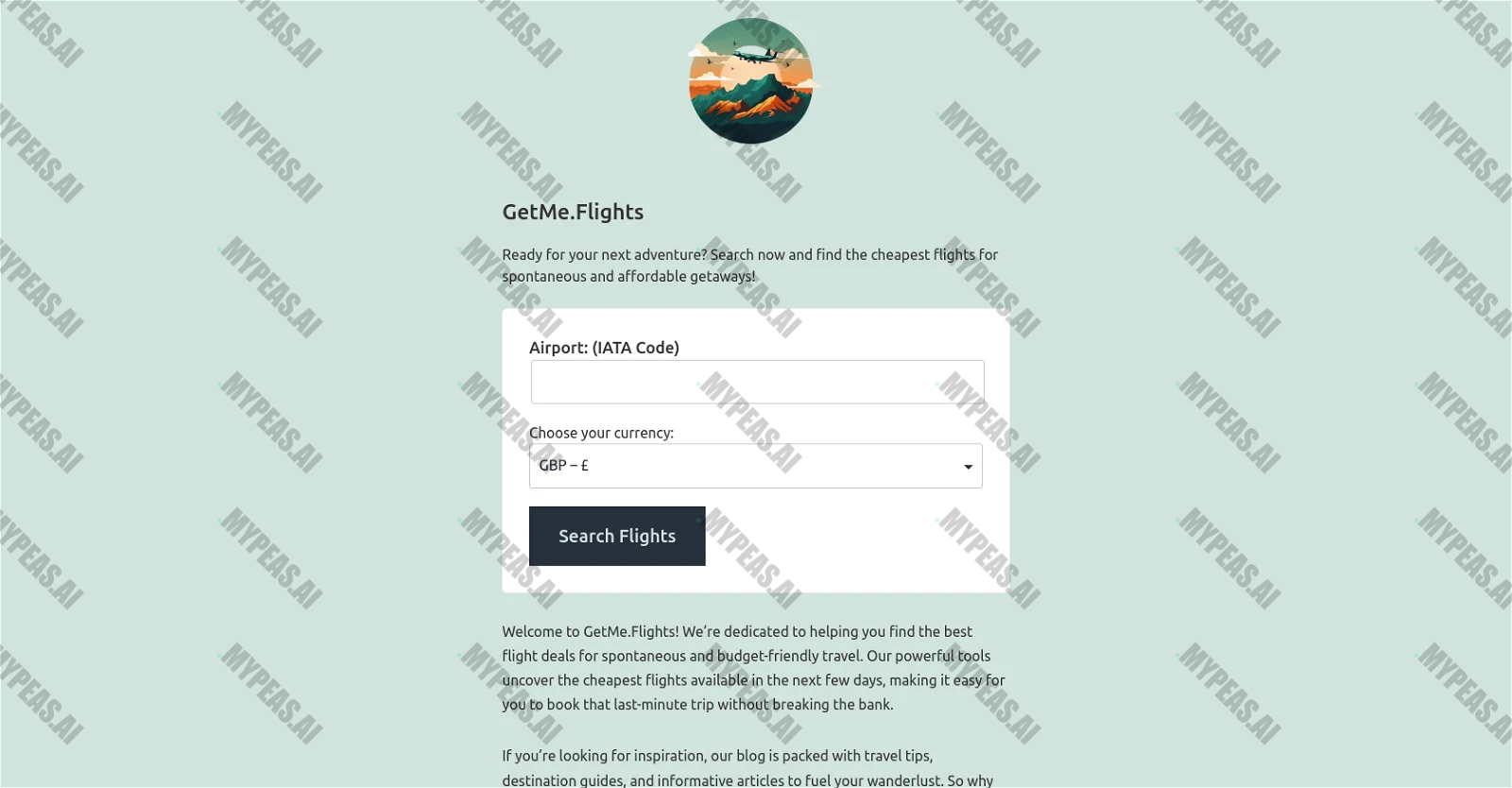 GetMe.Flights screenshot