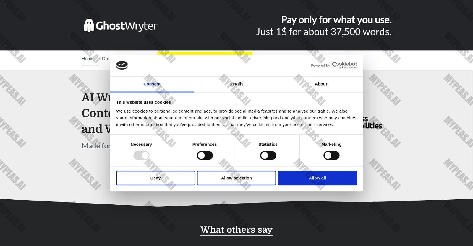 GhostWryter screenshot