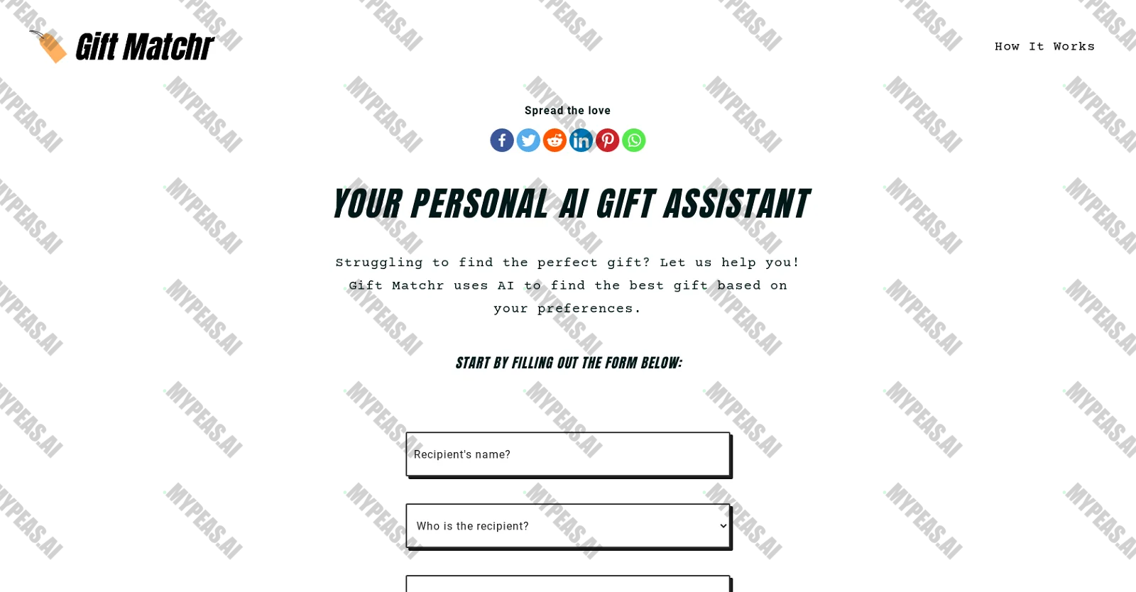 Gift Matchr screenshot