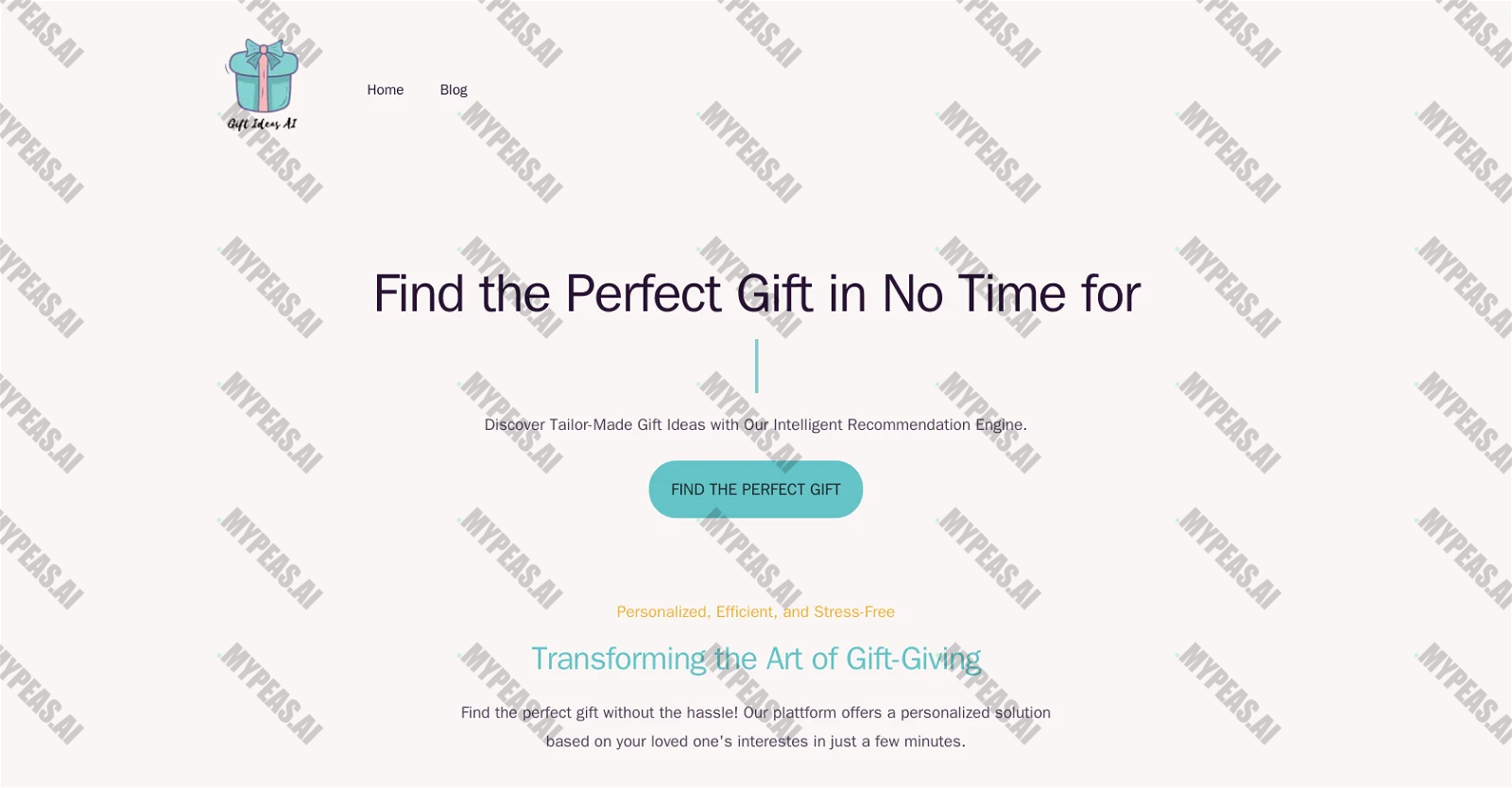 GiftIdeasAI screenshot