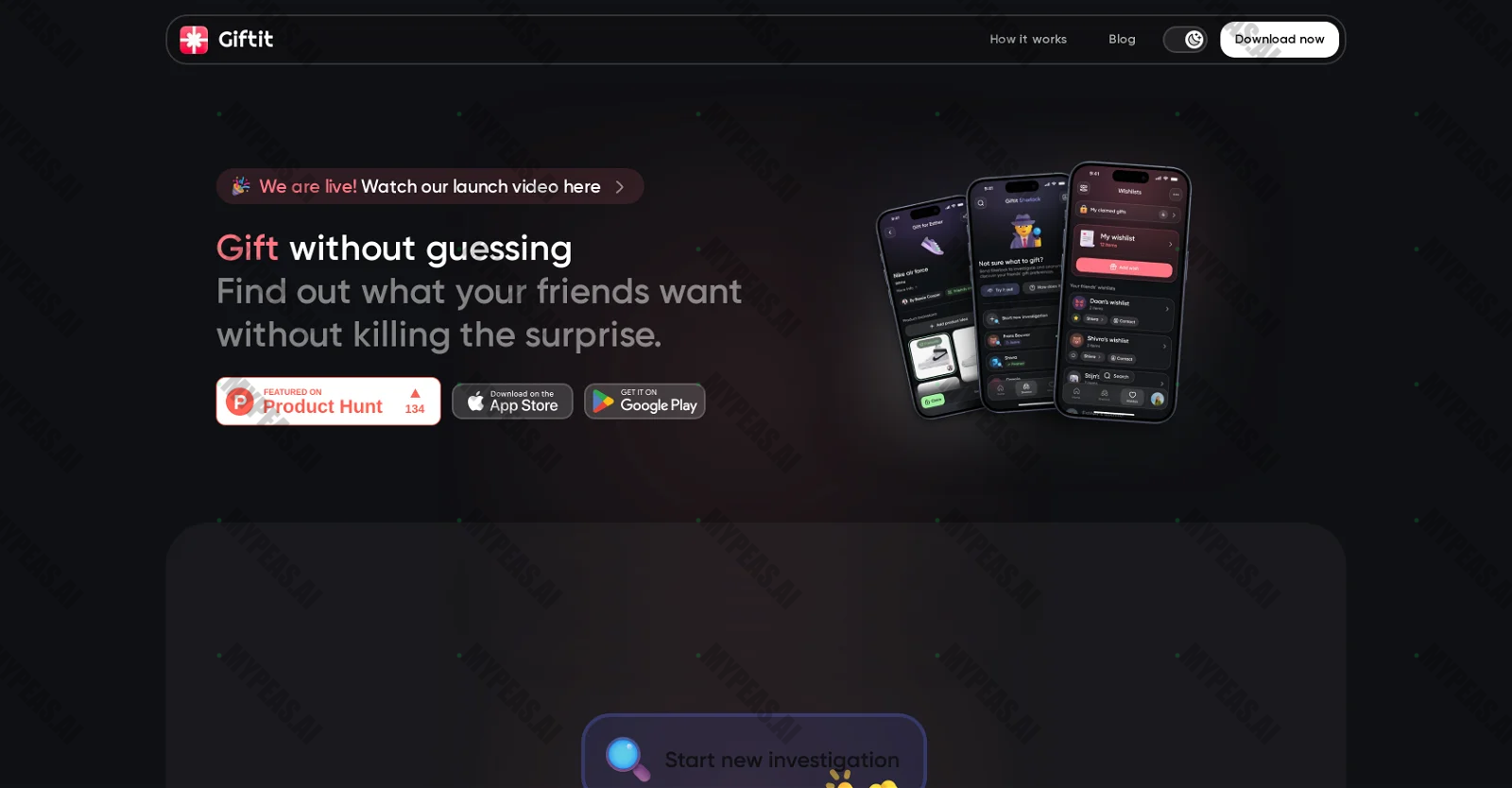 Giftit screenshot