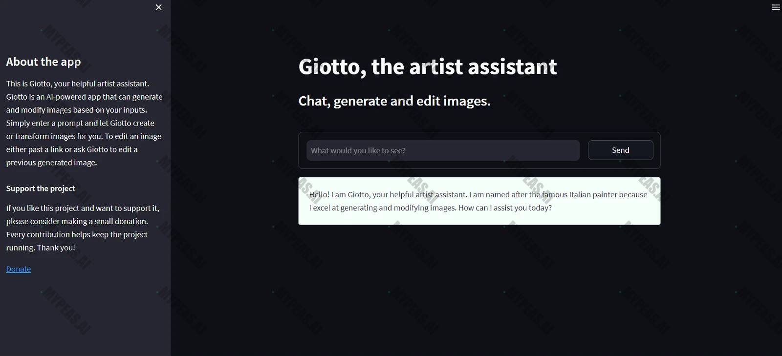 Giotto screenshot