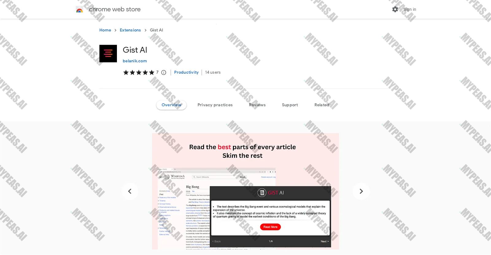 Gist AI screenshot