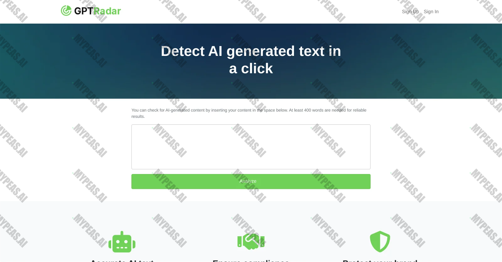 GPT Radar screenshot