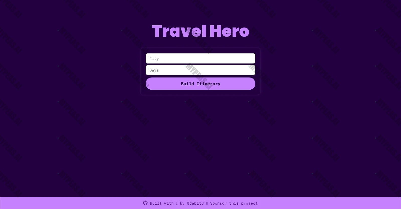 GPT Travel Advisor screenshot
