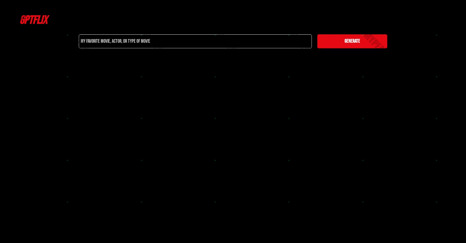 GPTflix screenshot