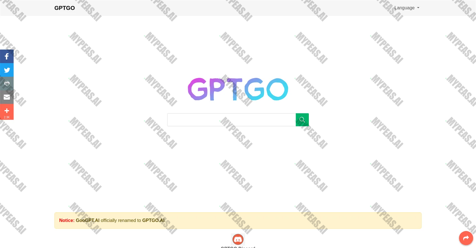 GPTGO screenshot