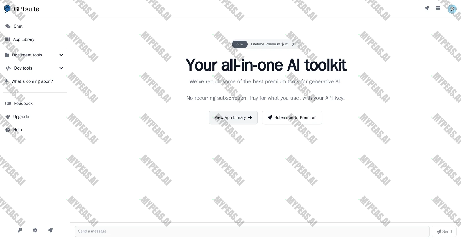 GPTsuite screenshot