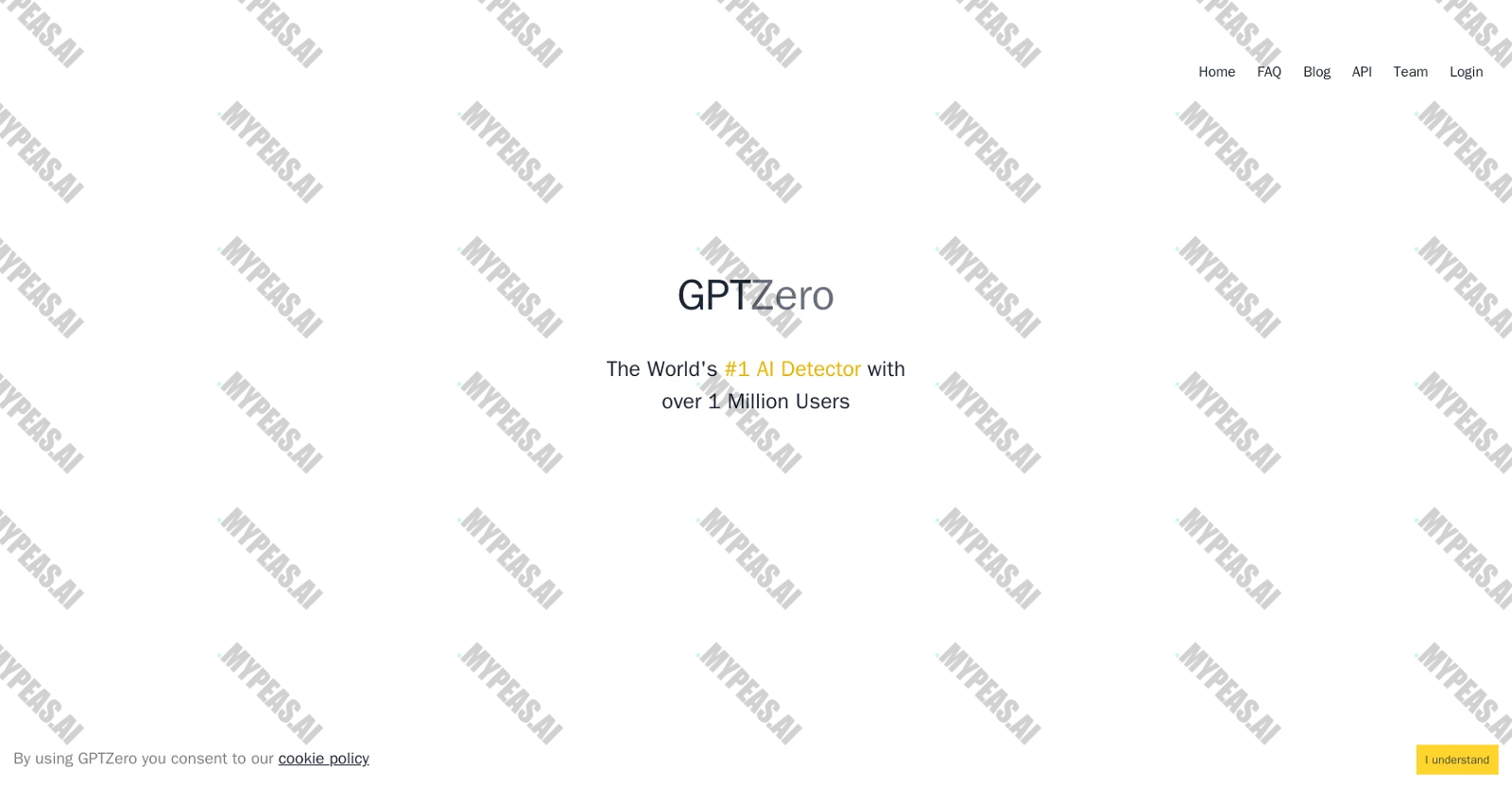 GPTZero screenshot