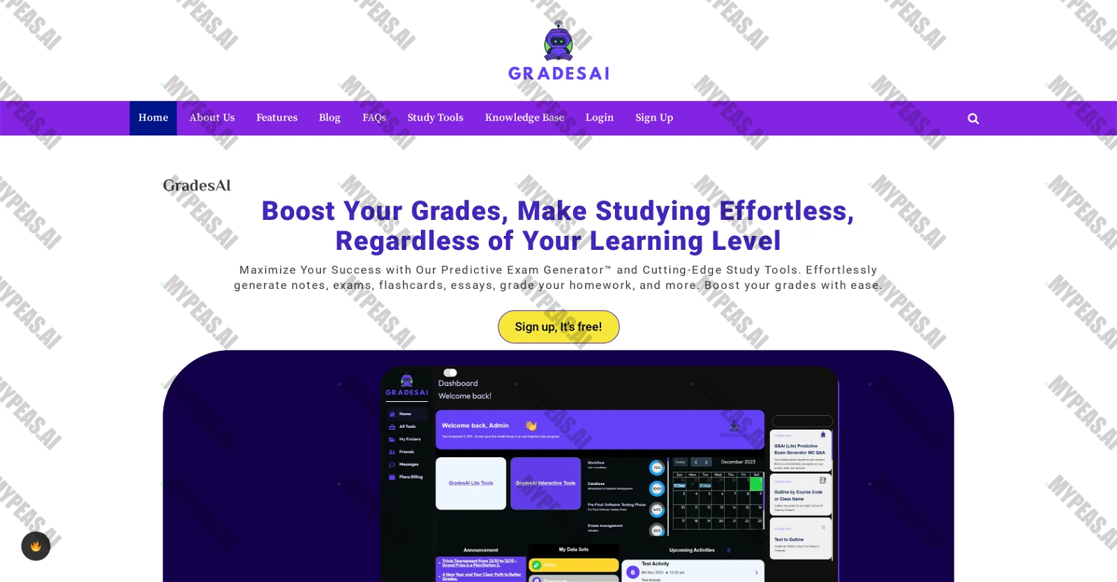 GradesAI screenshot